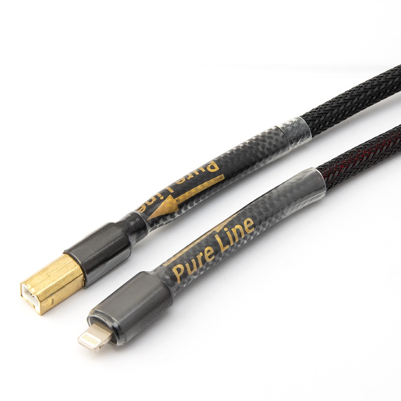 Mogami Usb Dac Otg Cable Lightning Type C To Type B Hifi Data Audio Digital Cable for Mobile Phone Sound Card Power Amplifier: green / 0.2m