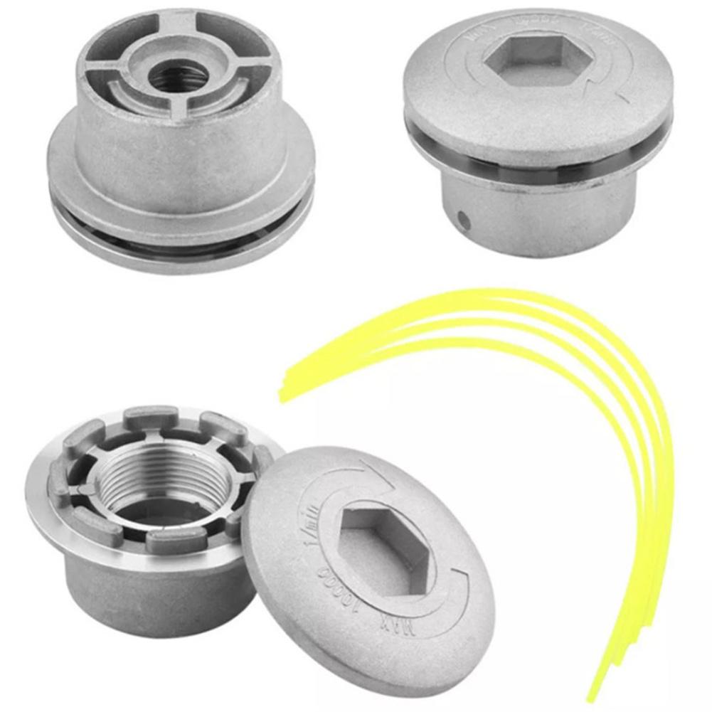 Universele Aluminium Trimmer Head String Set Tuin Gras Bosmaaier Struiken Accessoires Duurzaam Strimmer Hoofd