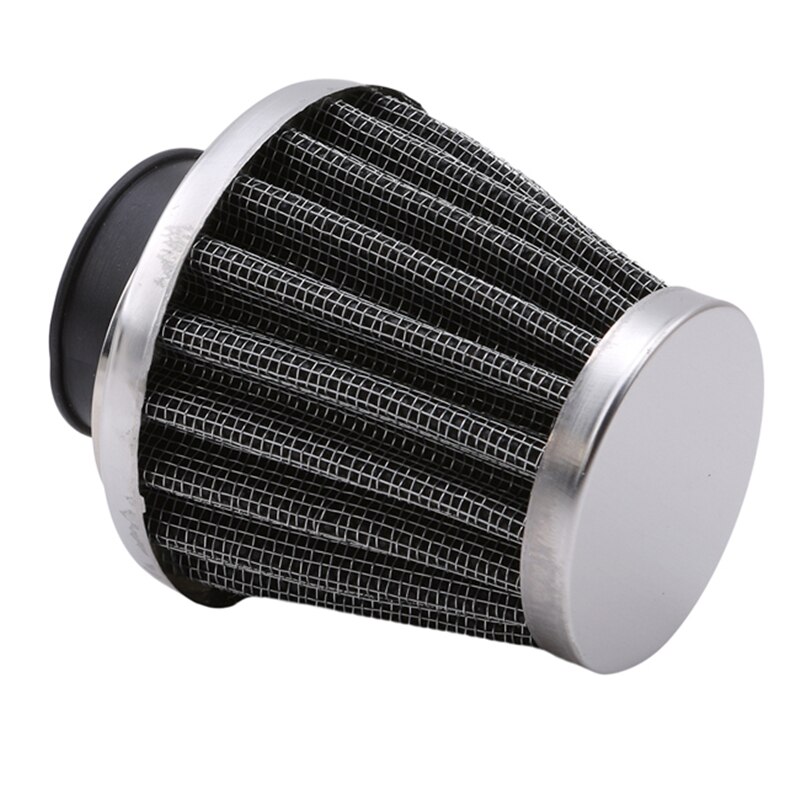 Motorsykkel luftfilter sopphodefiltre universell 35mm 44mm 50mm 54mm 60mm motorsykkel luftinntak filter renere svart