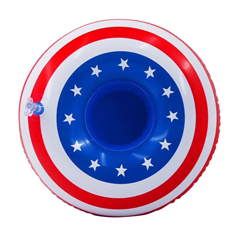 Coaster Drink Water Cup Holder Inflatable PVC Water Swimming Swimming Pool Party Floating Portable Outdoor Elements
