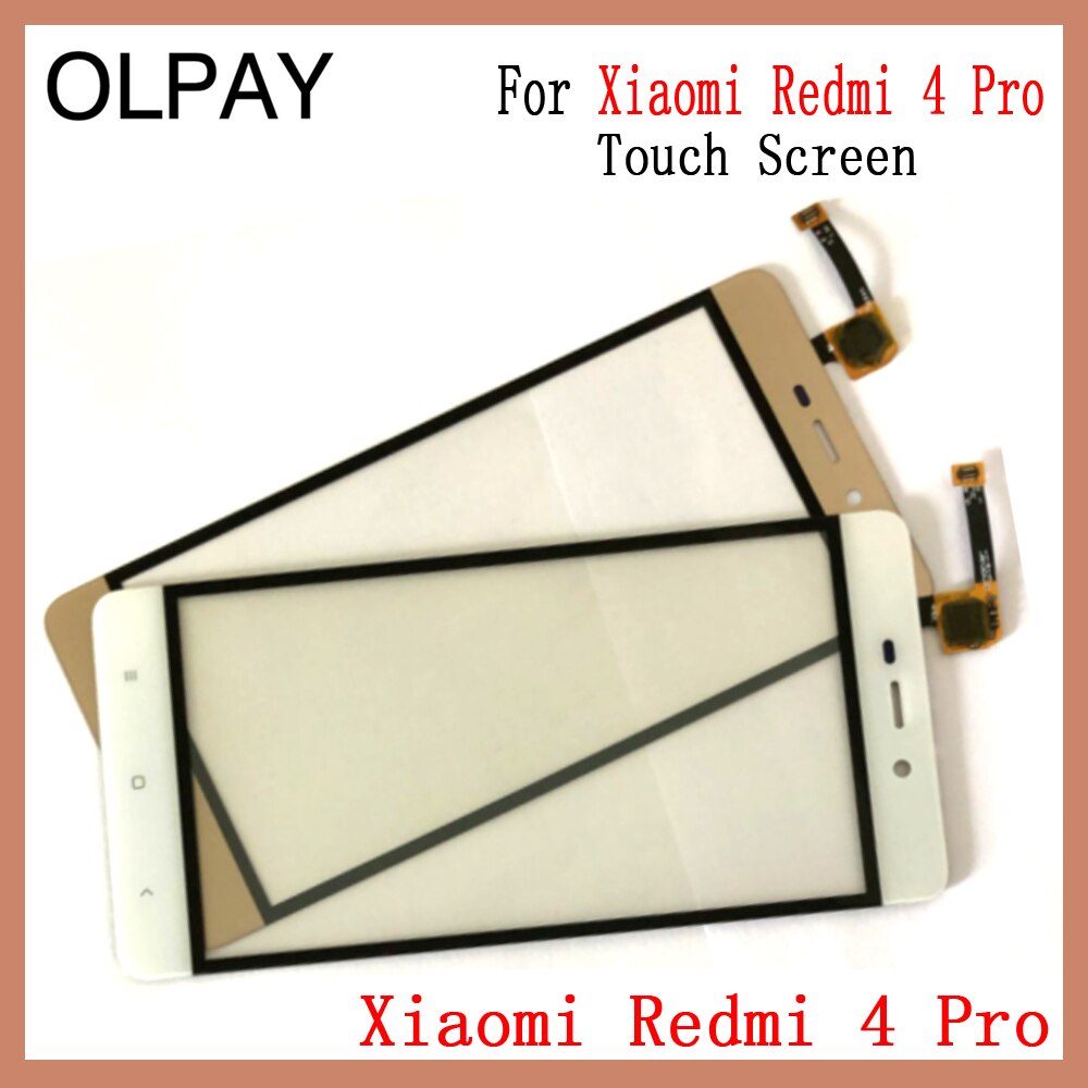 OLPAY 5.0'' 100% Original Touch Screen For Xiaomi Redmi 4 4 Pro 4A 4X Glass Front Glass Digitizer Panel Lens Sensor