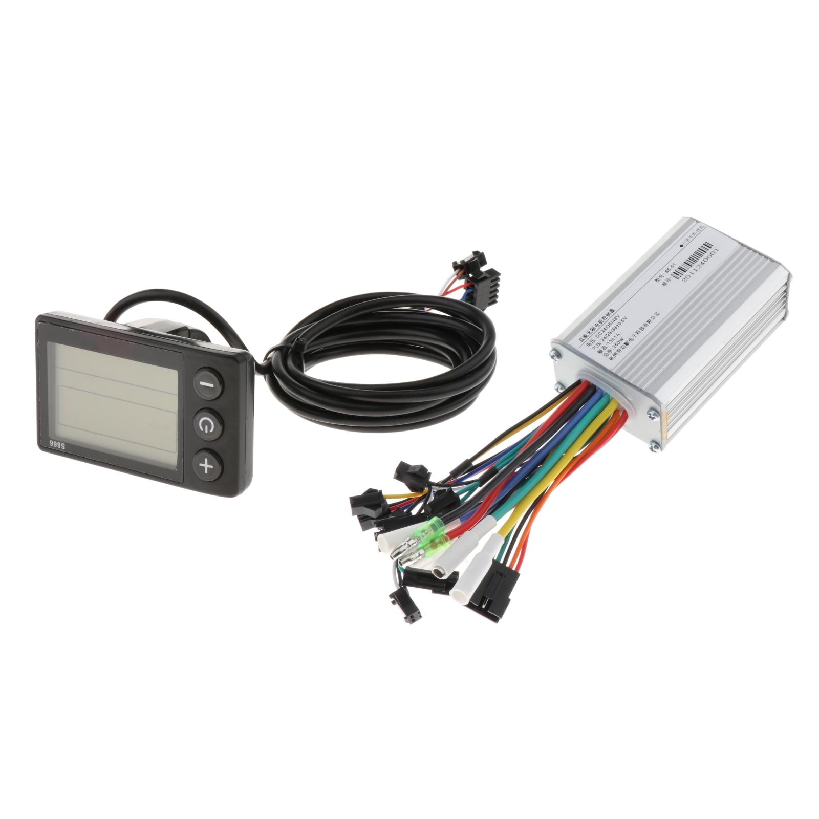 E-Bike Brushless Motor Controller Scooter SW900 LCD Display Panel 24/36/48V