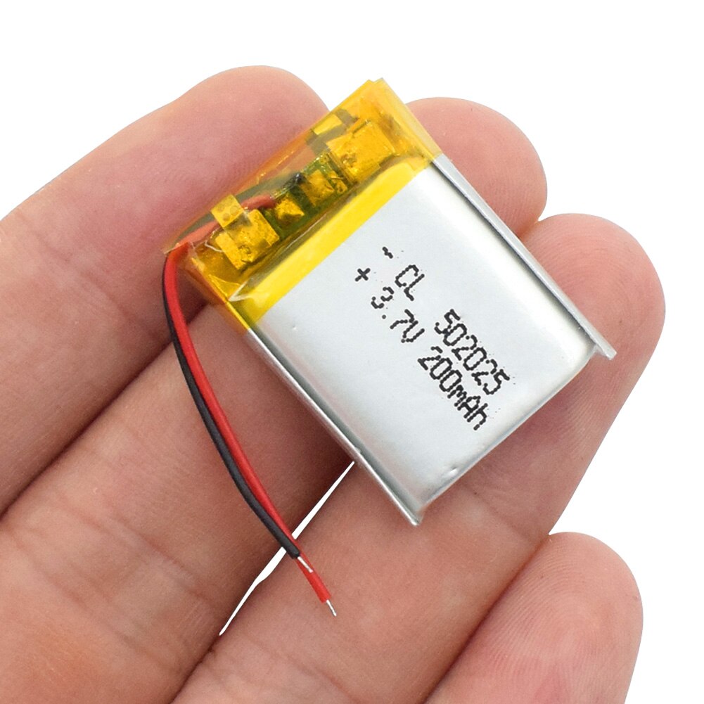 1/2/4 Uds chino 502025 3,7 v batería de iones de litio de 200 mah Li batería de polímero para portátil MP3 MP4 GPS controladores