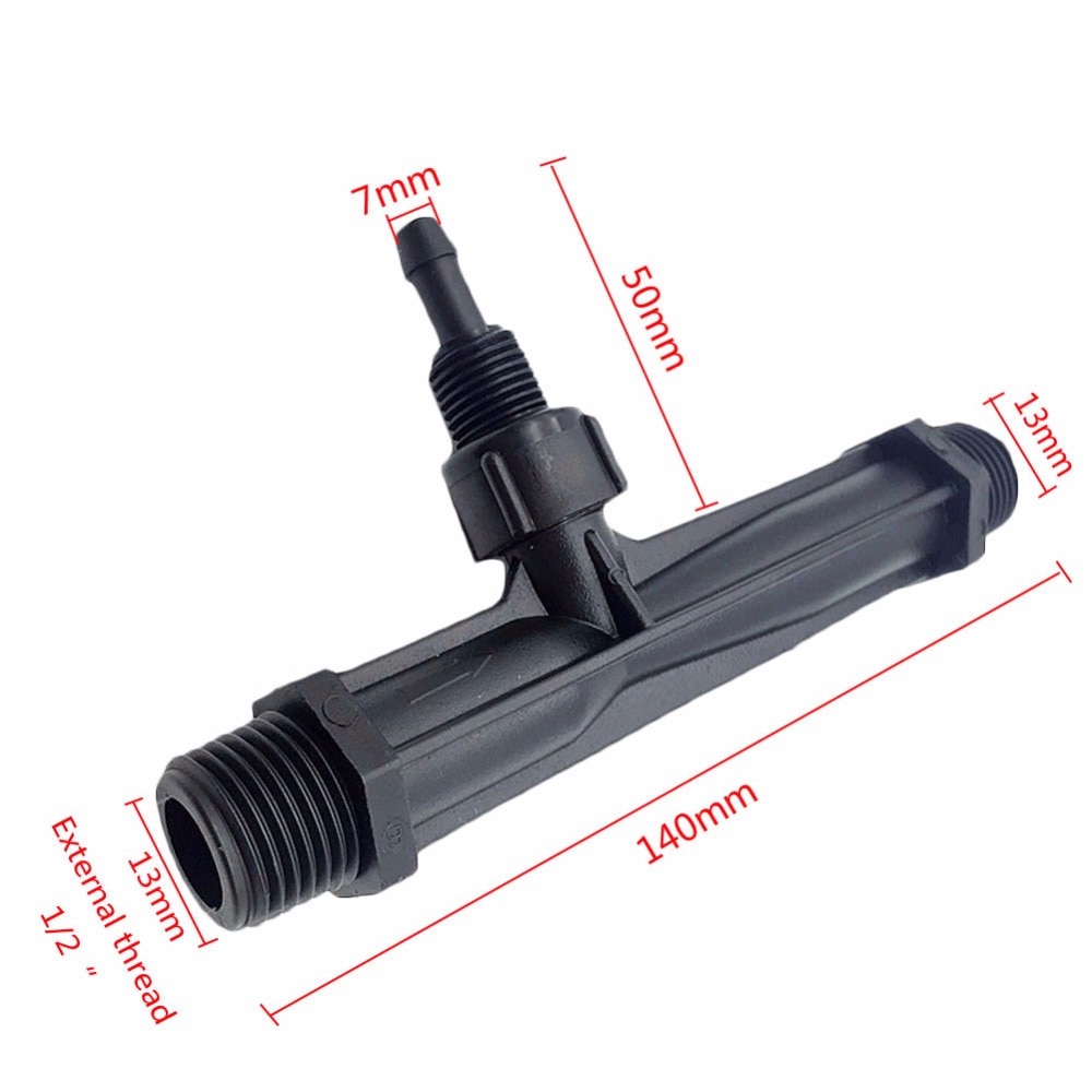 Landbouw Venturi Meststof Injector kit met 1/2 Inch tot 3/4 Inch Draad Kas Irrigatie Fitting Ozon Injector 1 Set