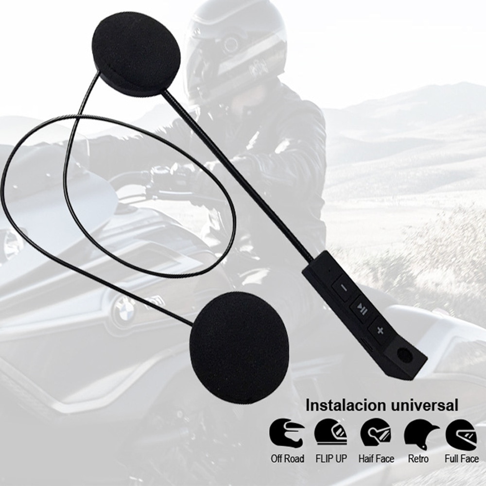 Motorhelm oortelefoon draadloos bluetooth moto headset hoofdtelefoon luidspreker handsfree muziek voor  mp3 mp4 smartphones