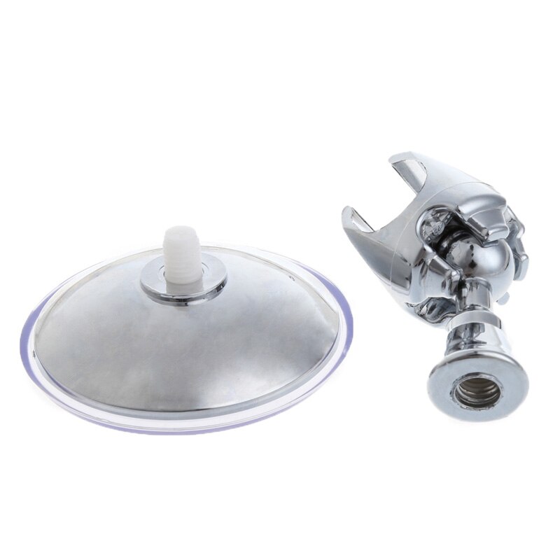 Adjustable Strong Suction Cup Shower Head Holder Bracket Stand 360° Swivel