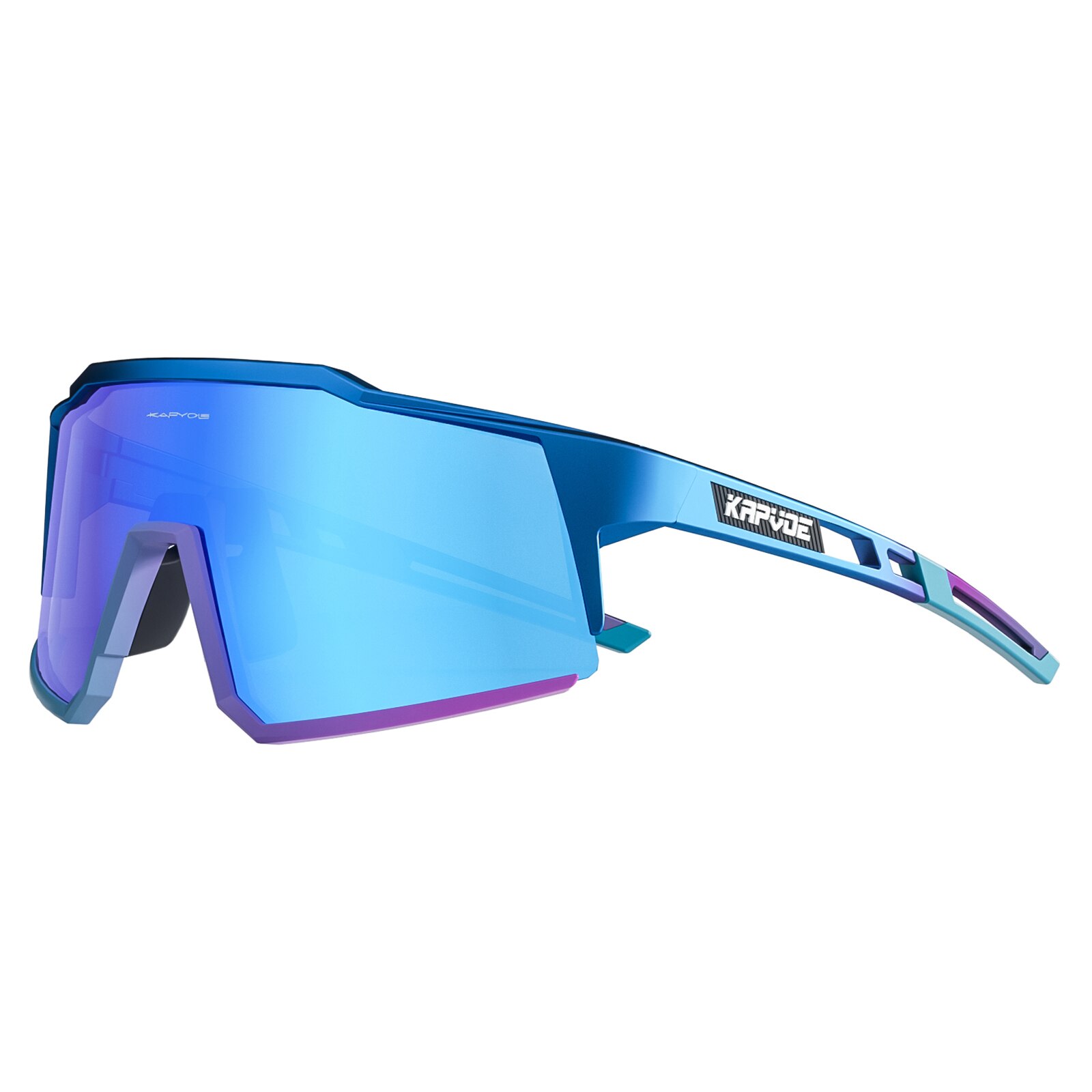 Kapvoe-Lunettes de soleil polarisées ultra légères pour le cyclisme, équipement de protection, VTT, vélo de route, sport, UV400: YELLOW