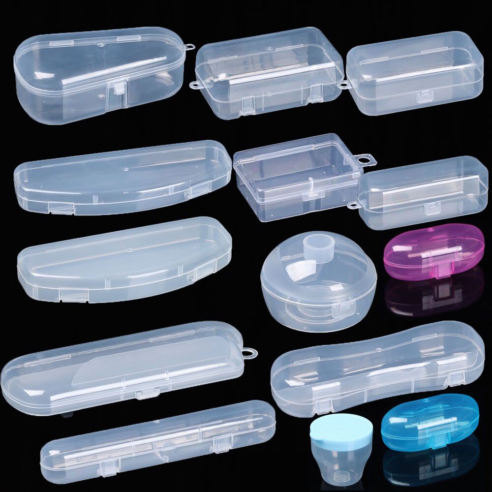 Plastic Transparante Opbergdoos Babyvoeding Holding Case Sieraden Kralen Container Box Vissen Tools Thuis Dagelijks Accessoires