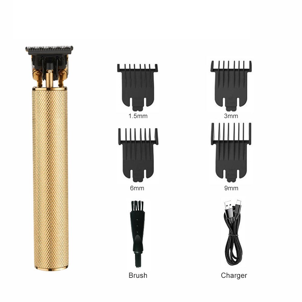 Electric Clipper Hair Mower Trimmer Beard Shaver Haircut Machine Hairstyle Cutting Buddha Barber Rechargeable Men