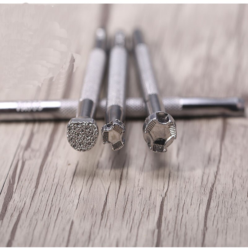 6Pcs Leather Stamping Tools Leather Working Saddle Making Stamps Set Special Shape Stamp Punch Set Leather Craft Tools