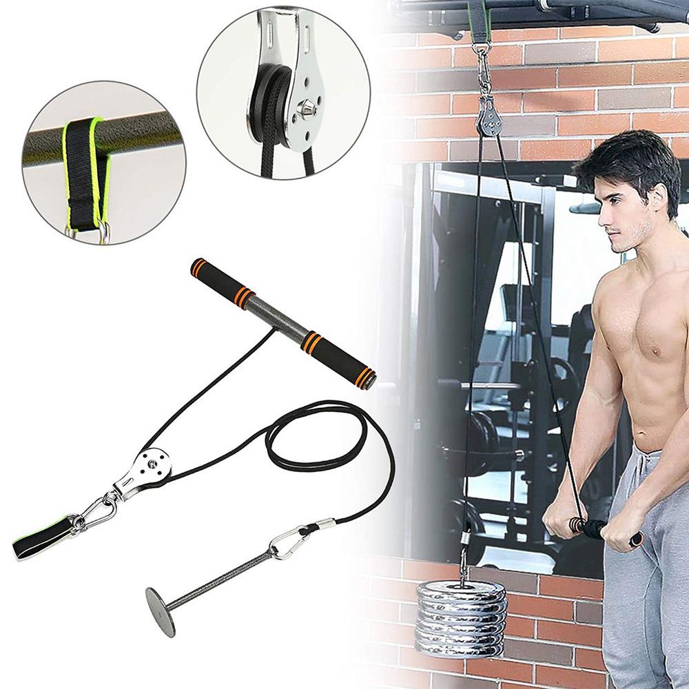 Duurzaam Fitness Diy Katrol Kabel Machine Kabel Katrol Systeem Sterkte Trainning Tricep Pulldown Bevestiging Met Laden Pin