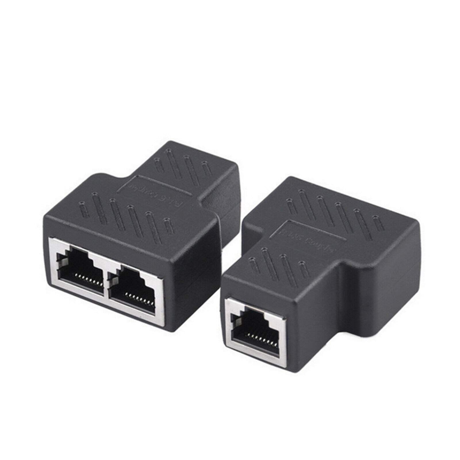 RJ45 Cat7/6/5e Coupler Connector Y Splitter Network LAN Cable Extender Adapter for Ethernet Cable