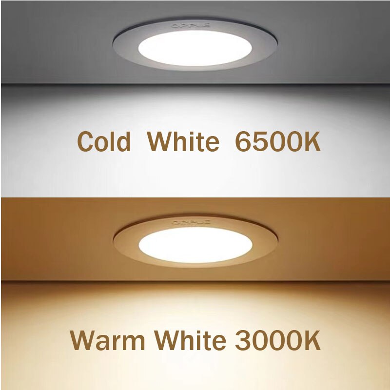 Opple ledet downlight søkelyset 4w 6w taklampe varm hvit 3000k kald hvit 6500k flimmerfri energisparing