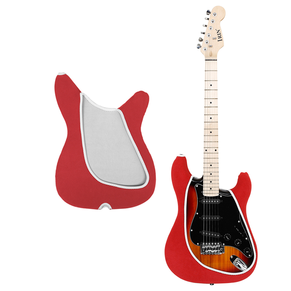 IRIN ST Electric Guitar Dust Cover Protective Thickened Cotton Guitarra Scratch Resistant Cover Guitar Parts & Accessories: WHITE
