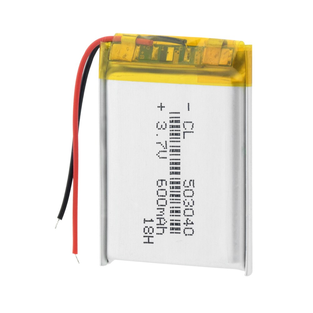 Lithium batterij lithium polymeer oplaadbare batterij 503040 600 mah 3.7 v voor  mp3 mp4 mp5 gps psp mid bluetooth headset