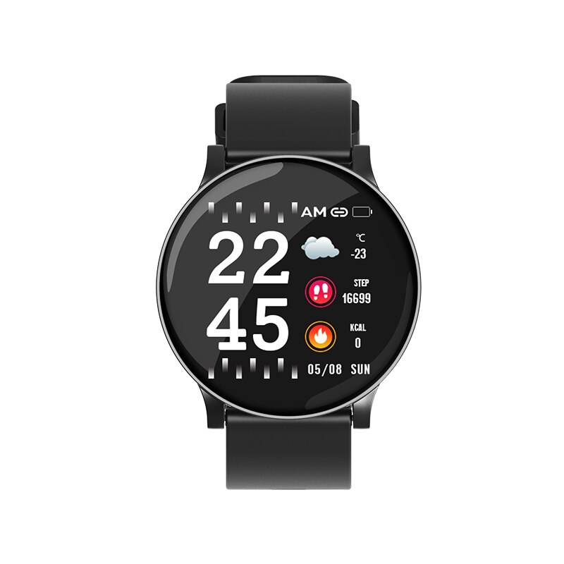 OGEDA Wearfit Smart Uhr W8 Für Männer Blutdruck Herz Rate Fitness Tracker Pedometer Mann Sport Smartwatches Für Android IOS