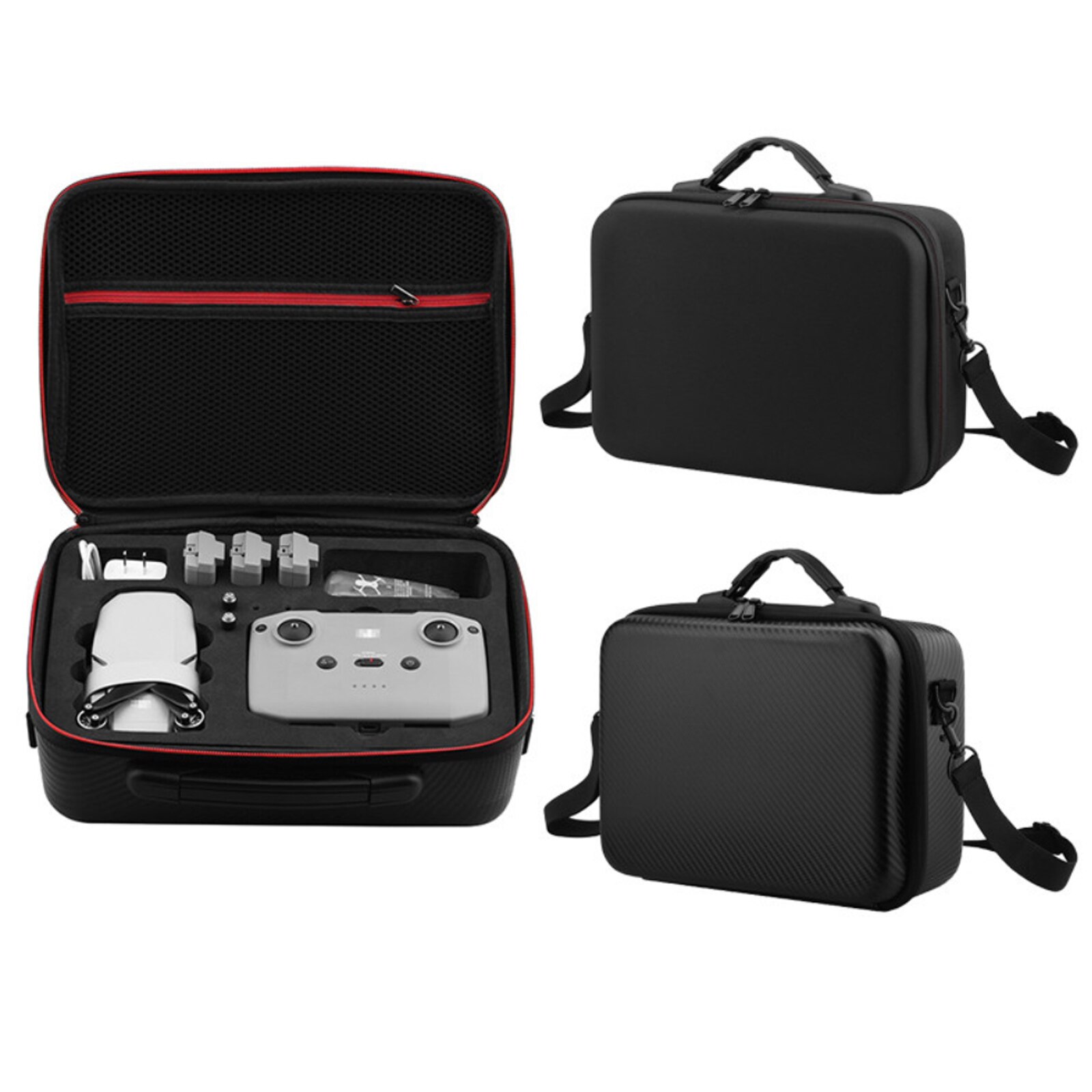 BRDRC custodia protettiva da viaggio per custodia rigida portatile con tracolla per accessori DJI Mavic Mini 2