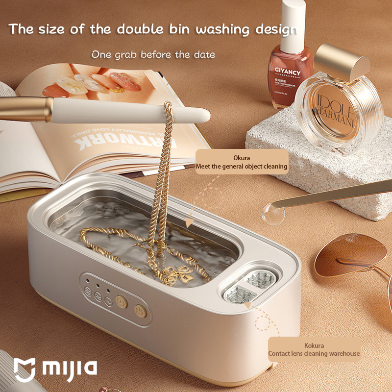 Xiaomi Upgrate Ultrasonic Glasses Cleaning Machine 45KHZ Ultrasound Jewelry Cleaner Machine High Frequency Ultrasonic Cleaner