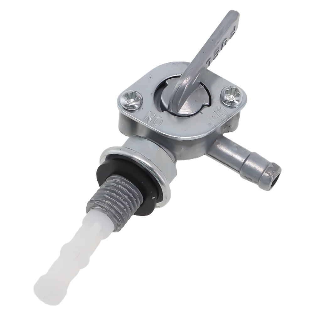 Benzingenerator-Kraftstoffventil, Ein-/Aus-Schalter, hervorragender Ersatz für verschiedene Generatormodelle, einfach zu bedienen: Silber