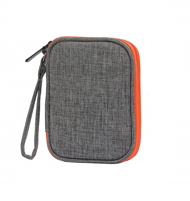 Voyage sac de rangement pour UNO étui pour jeux de cartes tissu doux imperméable Protection anti-rayures pour UNO cartes pour plein air jeu Camping: Gray