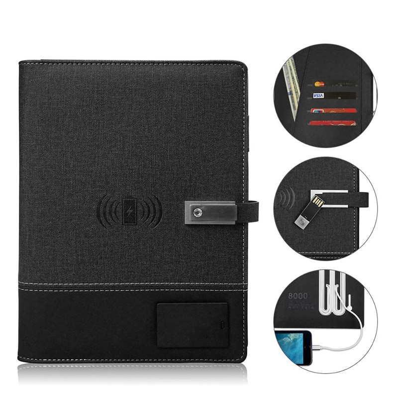 A5 Smart Reusable Erasable Notebook A5 Paper power bank and USB flash disk For School Office Supplies App Connection