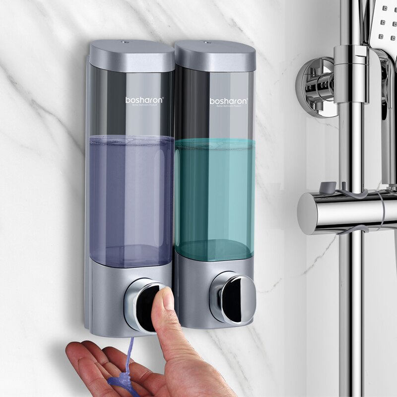 Einzigen Doppel verdreifachen 300ml Seife Spender Zauberstab-montieren Dusche Schlecht Shampoo Spender Flüssigkeit Seife Container Schlecht Zubehör