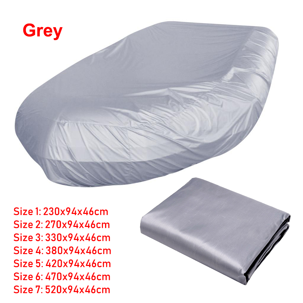Sea Cover - Housse De Protection Imperméable Pour Bateau 5.50-6.10 M X 2.65 M - Polyester Haute Résistance Gris
