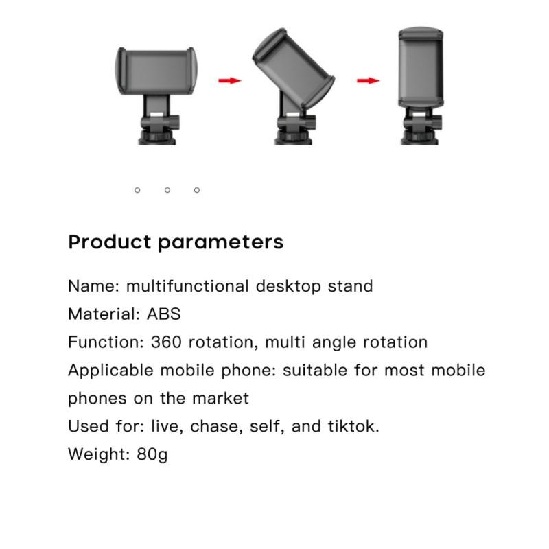 Stativ Telefon Halfter Clip Ständer Für Universal- Telefon Protable Mini Stativ Mit Nicht Bluetooth Fernauslöser Für IPhone Kamera