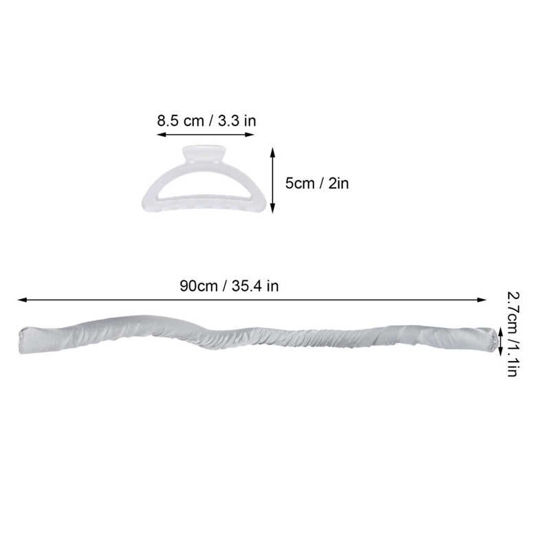 Heatless Curling Rod Headband No Heat Curls Ribbon Hair Rollers Sleeping Soft Headband Hair Curlers DIY Hair Styling Tool