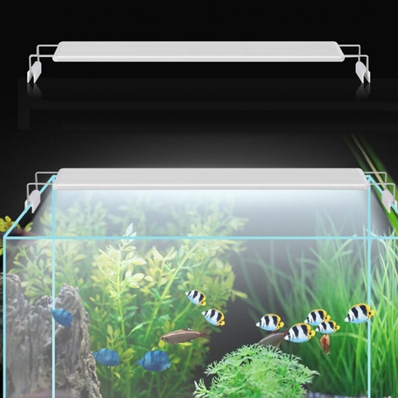 Waterproof 100-240V Underwater Light Fish Tank Light Crystal Glass Lights RGB Color Changing Submersible Aquarium Colorful