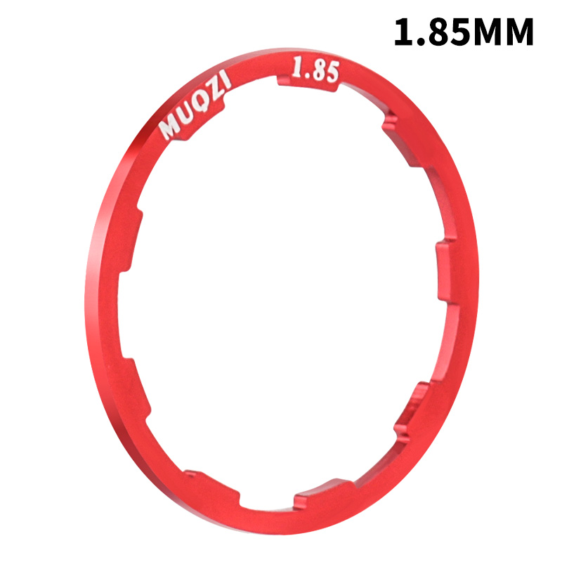 MUQZI-arandela de buje de bicicleta de montaña, 1mm, 1,5mm, 1,85mm, 2mm, 2,18mm, 2,35mm, 2,5mm, junta para 7 8 9 10 11 12 velocidades, espaciador de volante de Cassette