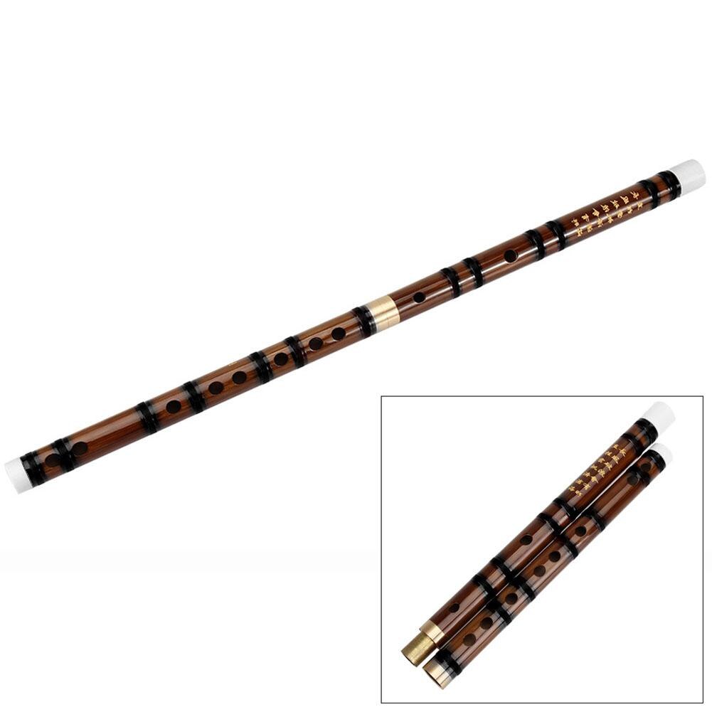 Chinees traditioneel muziekinstrument, handgemaakte bamboefluit, d/e/f/g toon, chinees traditioneel handgemaakt houten blaasinstrument: D-toon