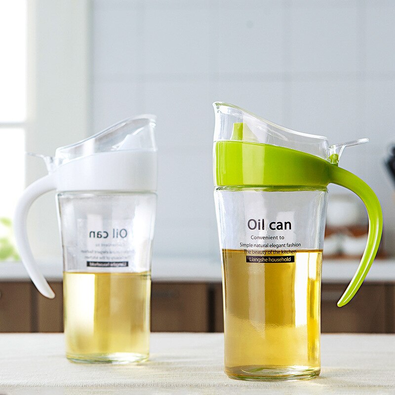 OC grote capaciteit olie kan kan glas lekvrij olie kan kruiden fles olie fles sojasaus fles keuken benodigdheden