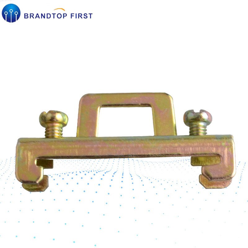 5pcs Fixed Clamp Fasten Clip for 35mm DIN Rail DIN Rail Fixed Clamp Fasten Clip C45