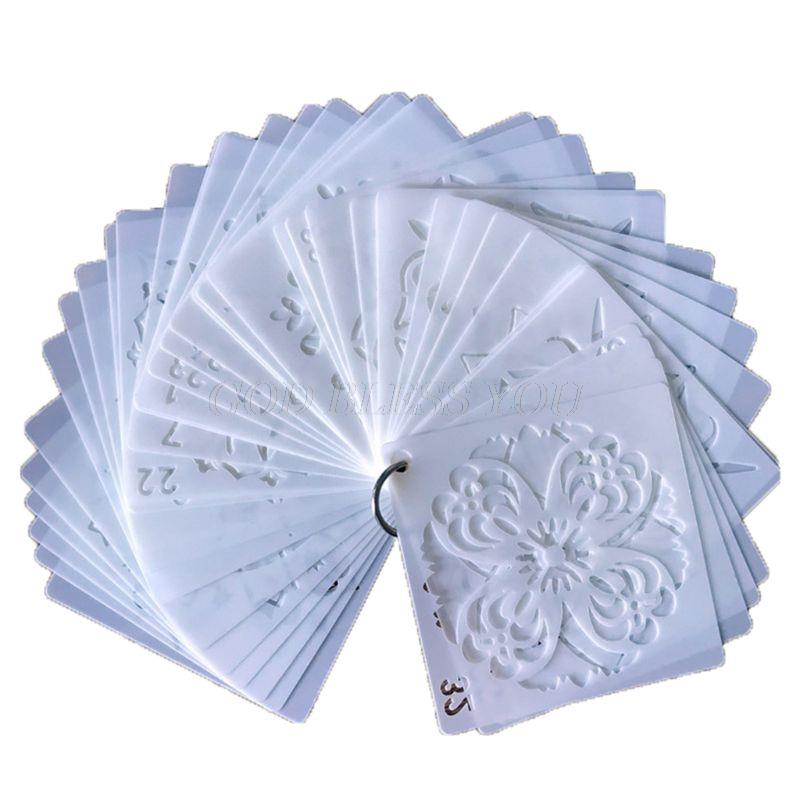 36/56 Pack Mandala Dot Painting Templates Stencils, Small Mandala Template Stencils