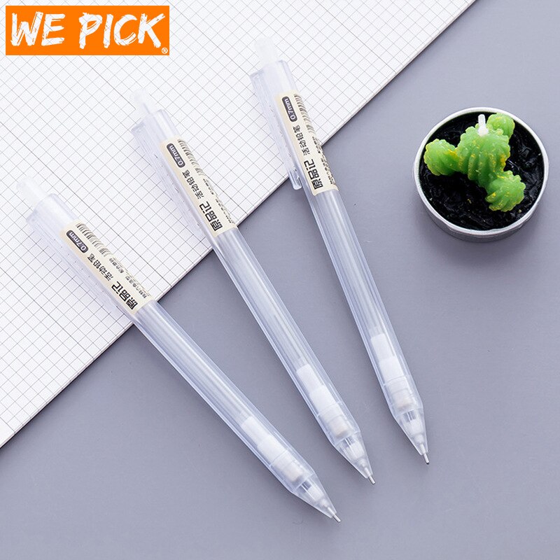 Lápiz mecánico japonés, suministros escolares coreanos, material de papelería para oficina y escuela, 0,5/0,7mm