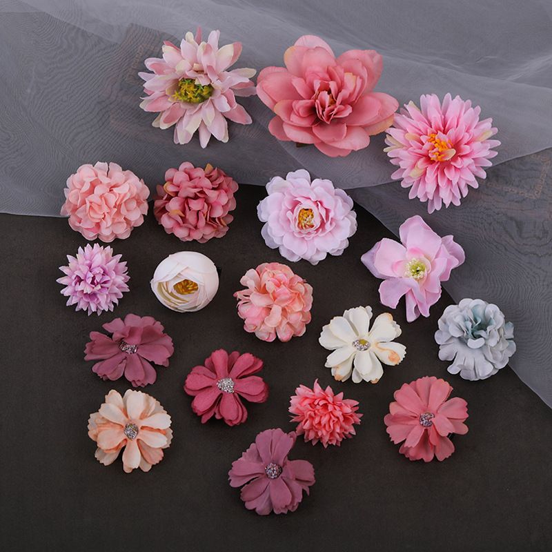 Seidenblumen-einstellen Japan Kimono Haarnadeln seitliche Haarspange Haarspangen japanische süße Chrysantheme Braut Hochzeit Haarschmuck