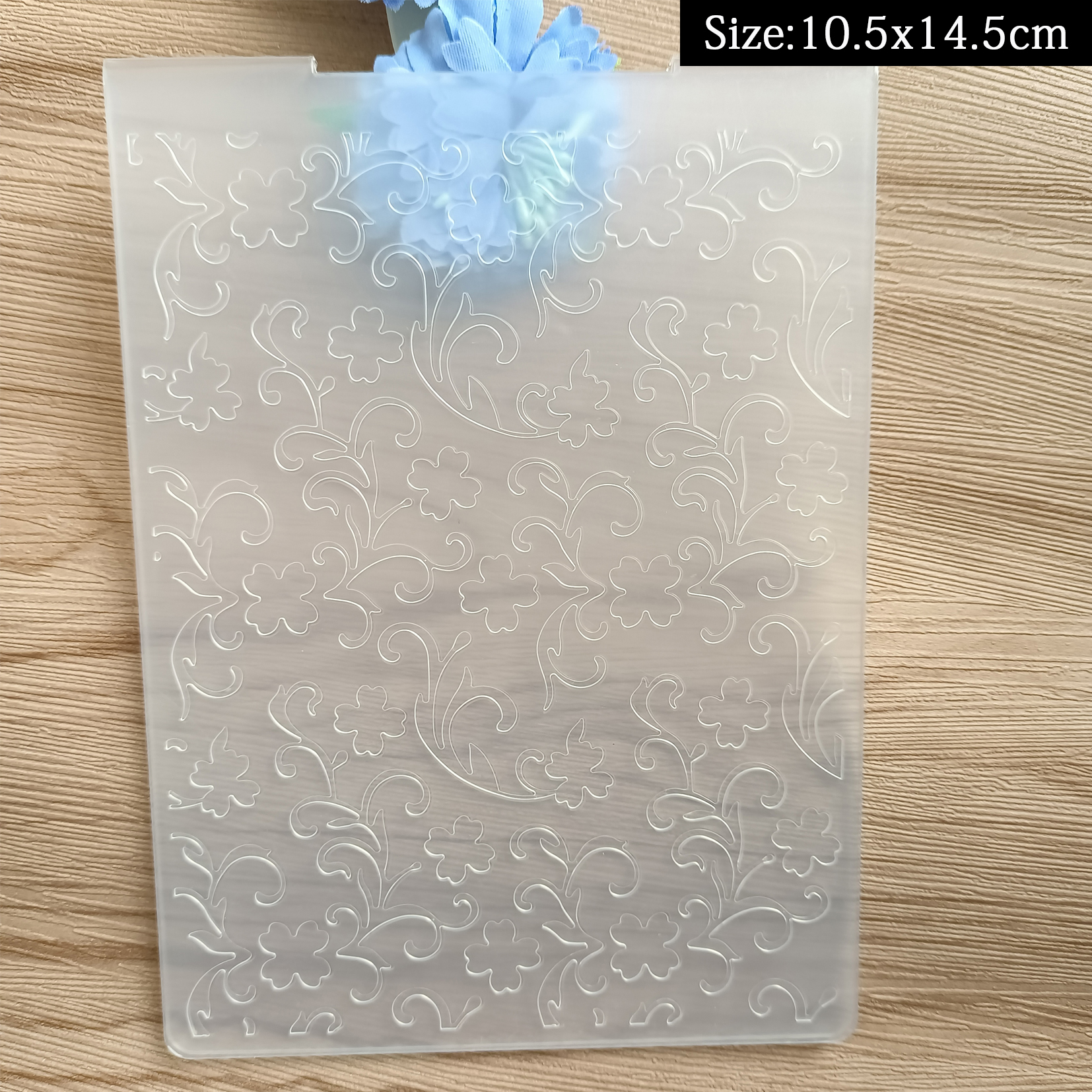 Carpeta de relieve de flores rosas para álbum de recortes, manualidades DIY, con 11 patrones diferentes/árboles/hojas/flores: FD-158