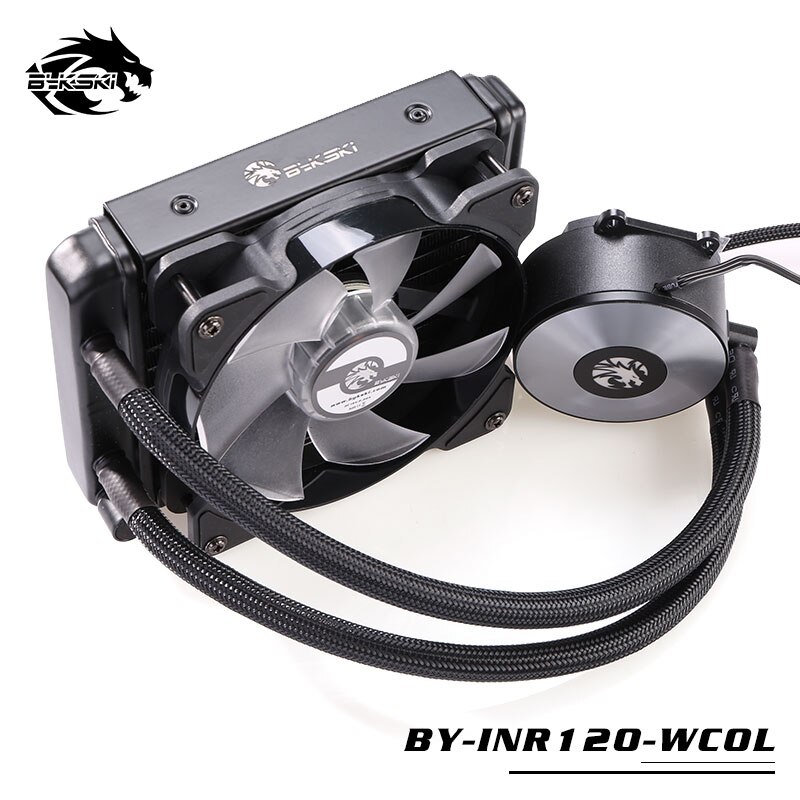 BYKSKI Water Cooling Kit Basic Kit with 120mm/240mm Radiator + Pump + CPU Block + Fan Simple Cooling Building: 120mm radiator