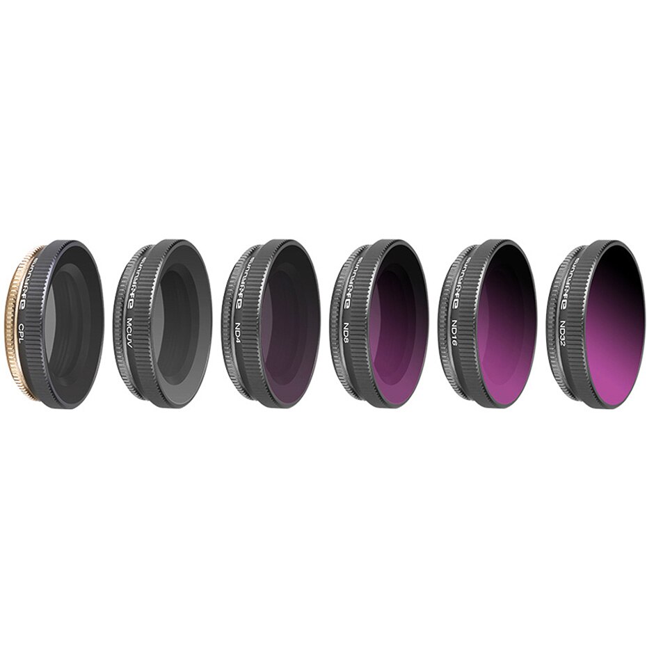 För osmo action kamera filter dykning röd magenta rosa filter för dji osmo action uv  nd4/8/16/32- pl optiskt glas lins tillbehör: Brun