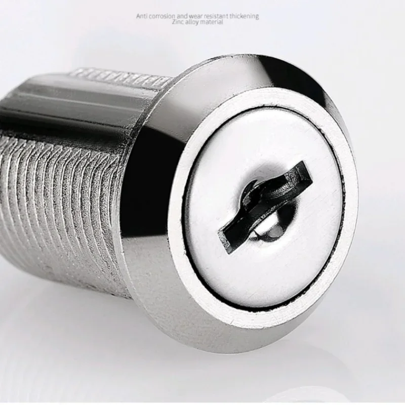 Cerradura para cajón de gabinete de aleación de Zinc con llave, cerradura para archivador, cerradura lateral para casillero, cerraduras para cajas de herrajes para muebles
