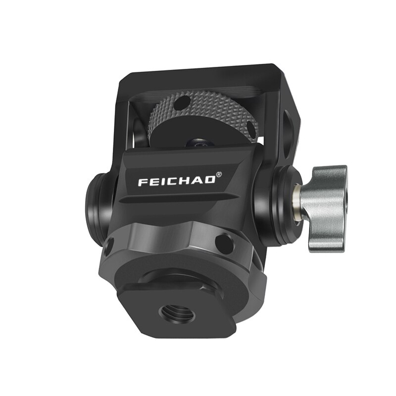 DSLR Camera Adjustable Camera Monitor Holder Swivel and Tilt Adjustable Monitor EVF Mount with Cold Shoe Mount ARRI Locating Pin