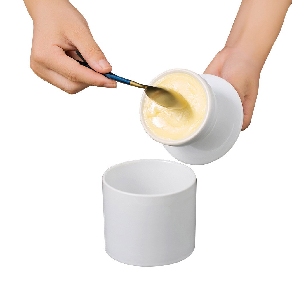 Comptoir de cuisine de chaleur réfrigérateur ménage multifonctionnel beurrier avec couvercle porcelaine gardien couvert beurre conteneur