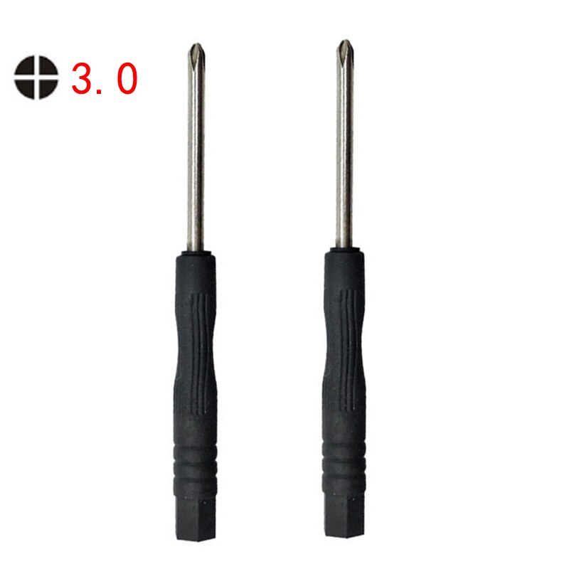 Destornillador plano de Micro Cruz Phillips 5 uds Mini 1,5 2,0 3,0 para herramienta de Reparación de PC de teléfono móvil: Plum cross 3.0