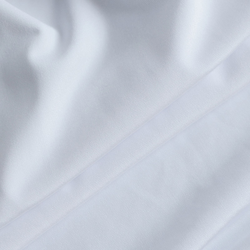 Badetuch aus Polyester, hellem Spandex, hochelastischer Stoff, lateinamerikanisches Tanzkostüm nach Meter: Silber