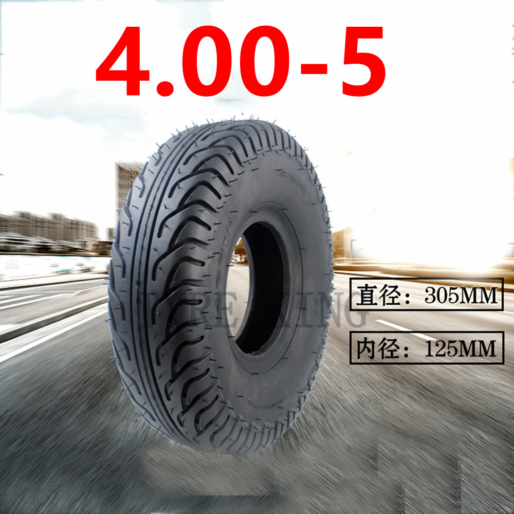 4.00-5 idosos pneu de roda de scooter 400-5 Polegada mini moto carro elétrico scooter pneu de passeio especial com tubo interno