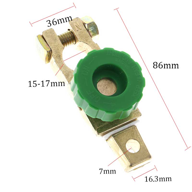 Universal Car Battery Power Failure Protection Switch RV Car Battery Switch Main Power Switch For Car Auto Interior Parts 1pc