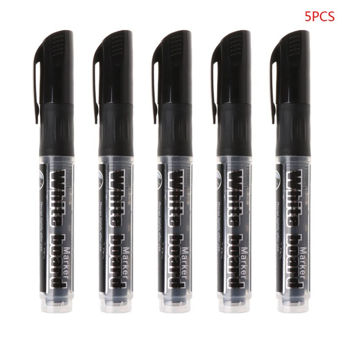 Erasable Whiteboard Marker Pen Dry-Erase Sign Ink Refillable Office School Supplies Student: BK