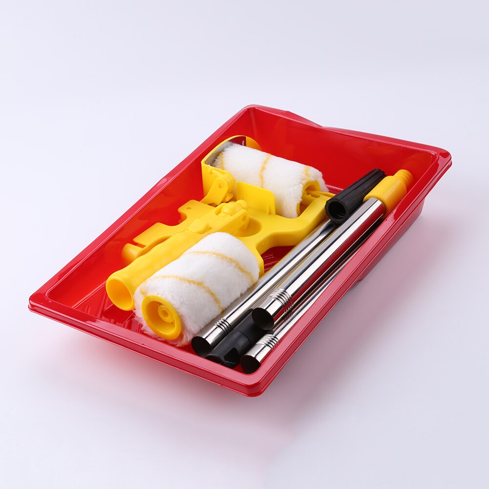 Multifunction Clean-Cut Paint Edger Roller Brush Portable Wall Painting Tool Kit Wall Edger Painting Roller Brush Set