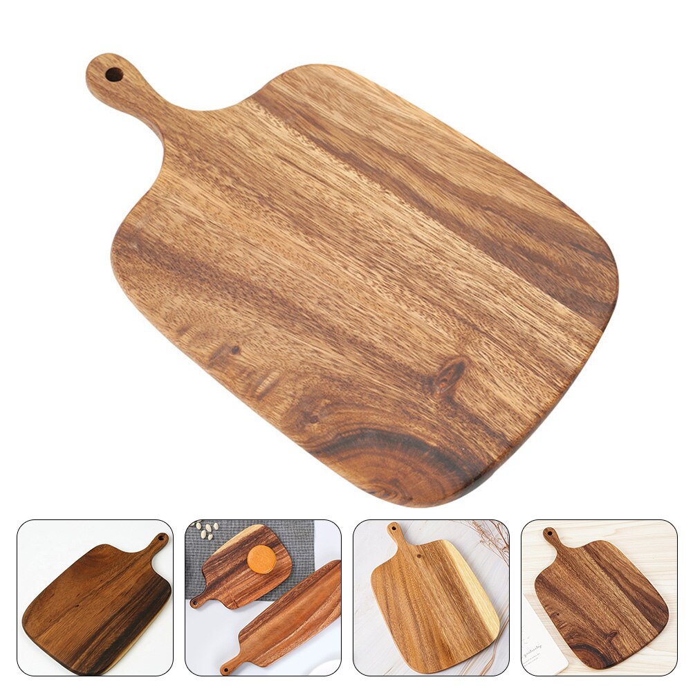 Wooden Cutting Board Sushi Storage Tray Rectangle Cake Plate Table Serving Tray